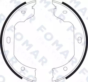 Комлект тормозных накладок FOMAR Friction FO 9090